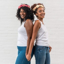 WEDDINGSTAR Bridal Party Flower Crown Wreath - Rose Medley - Pink WEDDINGSTAR Bridal Party Flower Crown Wreath - Rose Medley - Pink