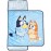 Jay Franco Bluey Sisters Nap Mat - Built-in Pillow and Blanket - Super Soft Microfiber Kids\'/Toddler/Children\'s Bedding, Ages 3-7 (Official Bluey Product)