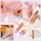 2PCS Silicone Practice Fingers for Acrylic Nails, Soft Nail Training Model Practice Finger, Flexible Nail Mannequin Finger for DIY Nails PracticeNo. 3