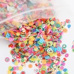KIMOBER 6000PCS Polymer Fruit Slices,Multicolor Tiny Slime Charms Cute Set for Nail Art DIY Craft,Cellphone Decoration