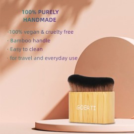 Tanning Brush for Self Tan GOERTI Fake Tan Body Brush Kabuki Foundation Brush for Face Body Blending Makeup Brush for Self Tan, Bronzer, Shimmer, Concealer or Highlighter, With Protective Case Tanning Brush for Self Tan GOERTI Fake Tan Body Brush Kabuki Foundation Brush for Face Body Blending Makeup Brush for Self Tan, Bronzer, Shimmer, Concealer or Highlighter, With Protective Case