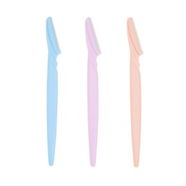 Glamlily 60 Pack Facial Dermaplaning Tool, Face Razors for Women\'s Hair Removal, 6-Inch Shavers Bulk Set in 3 Colors (Purple, Blue, Peach) Glamlily 60 Pack Facial Dermaplaning Tool, Face Razors for Women\'s Hair Removal, 6-Inch Shavers Bulk Set in 3 Colors (Purple, Blue, Peach)