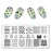 SILPECWEE 6Pcs Butterfly Nail Stamping Plate Love Cats Bowknot Design Nail Stamp Kit DIY Template Manicure Accessories