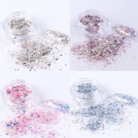 Holographic Nail Glitter Flakes Nails Supply Mermaid Powder Nail Art Decorations Shiny 3D Nail Sequins DIY Manicure Charms Design Acrylic Nails Supplies Glitter Nail Art Set (8 Boxes) Holographic Nail Glitter Flakes Nails Supply Mermaid Powder Nail Art Decorations Shiny 3D Nail Sequins DIY Manicure Charms Design Acrylic Nails Supplies Glitter Nail Art Set (8 Boxes)