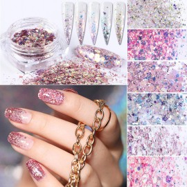 Holographic Nail Glitter Flakes Nails Supply Mermaid Powder Nail Art Decorations Shiny 3D Nail Sequins DIY Manicure Charms Design Acrylic Nails Supplies Glitter Nail Art Set (8 Boxes) Holographic Nail Glitter Flakes Nails Supply Mermaid Powder Nail Art Decorations Shiny 3D Nail Sequins DIY Manicure Charms Design Acrylic Nails Supplies Glitter Nail Art Set (8 Boxes)