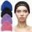 KETAR 4 Pcs Hair Nets for Sleeping - 5.5 x 7 Lightweight, Breathable Viscose Mesh Crochet Hair Net Cap - Smooth, Soft, Comfortable for Long-Term Wear, Handcrafted, Sizes May Vary by 0.5-1, 4 Colors