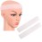 MapofBeauty 2 Pieces Non Slip Silicone wig Grip Band Headband Hold Wig Men Women Sports Yoga (White)