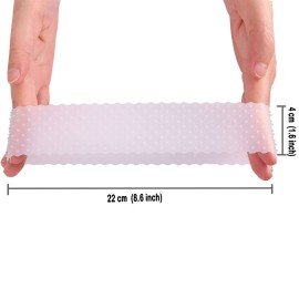 MapofBeauty 2 Pieces Non Slip Silicone wig Grip Band Headband Hold Wig Men Women Sports Yoga (White) MapofBeauty 2 Pieces Non Slip Silicone wig Grip Band Headband Hold Wig Men Women Sports Yoga (White)