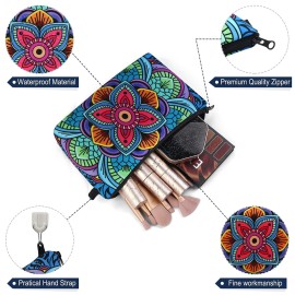 MAGEFY Makeup Bag Small Cosmetic Bag for Women Cute Makeup Pouch (2 packs Blue) MAGEFY Makeup Bag Small Cosmetic Bag for Women Cute Makeup Pouch (2 packs Blue)