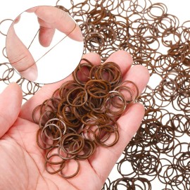 2000 Pack Mini Rubber Bands Elastic Hair Bands Soft Hair Ties with Box for Hair Braiding Hair Wedding Hairstyle(Dark Brown) 2000 Pack Mini Rubber Bands Elastic Hair Bands Soft Hair Ties with Box for Hair Braiding Hair Wedding Hairstyle(Dark Brown)