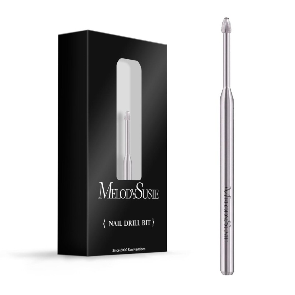 MelodySusie Cuticle Clean Nail Drill Bit 3/32\'\', Professional Safety Carbide Under Nail Cleaner Nail Bit for Cuticle Dead Skin Nail Prepare, Two Way Rotate, Manicure Nail Salon Supply(Silver, Fine) MelodySusie Cuticle Clean Nail Drill Bit 3/32\'\', Professional Safety Carbide Under Nail Cleaner Nail Bit for Cuticle Dead Skin Nail Prepare, Two Way Rotate, Manicure Nail Salon Supply(Silver, Fine)