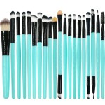 Makeup Brushes Pimoys Make up Brush Set 20 PCs Professional Face Eyeliner for Foundation Blush Concealer Eyeshadow Green