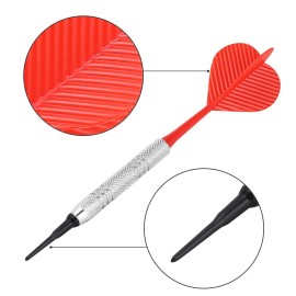 Accmor 12 Pack Soft Tip Darts, Bar Dart, Plastic Tip Darts Set, Attach Extra 100 Black 2BA Replacement Tips, Soft Tip Darts for Electronic/Plastic Dartboard Accmor 12 Pack Soft Tip Darts, Bar Dart, Plastic Tip Darts Set, Attach Extra 100 Black 2BA Replacement Tips, Soft Tip Darts for Electronic/Plastic Dartboard