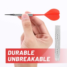 Accmor 12 Pack Soft Tip Darts, Bar Dart, Plastic Tip Darts Set, Attach Extra 100 Black 2BA Replacement Tips, Soft Tip Darts for Electronic/Plastic Dartboard Accmor 12 Pack Soft Tip Darts, Bar Dart, Plastic Tip Darts Set, Attach Extra 100 Black 2BA Replacement Tips, Soft Tip Darts for Electronic/Plastic Dartboard