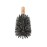 Ibiza Hair Round Boar Bristle Brush (MB5-80mm) | Reinforced Boar & Nylon Bristles with Cork Handle | For Loose Curls, Big Volume & Large Sections | Adds Texture & Shine for Medium to Long Styles