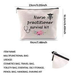 Generic WCGXKO Nurse Practitioner Survival Kit Zipper Pouch Makeup Bag Gift for NP Medical Student Graduation (NP Survival) Generic WCGXKO Nurse Practitioner Survival Kit Zipper Pouch Makeup Bag Gift for NP Medical Student Graduation (NP Survival)
