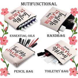 Generic WCGXKO Future Doctor Gift MD Gift Trust Me Im Almost A Doctor Zipper Pouch Makeup Bag for Doctor Graduation (Almost A Doctor)