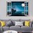 YOWOCAL 3D Fake Windows Wall Sticker, Removable Pirates Ship Boat Ocean Moon Faux Windows Wall Decals for Kids Bedroom Living Room Decoration,23.6x17.3
