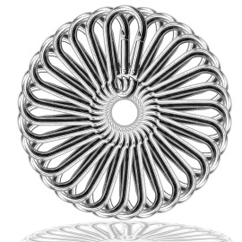 50Pack Heavy Duty Carabiners M8 5/16 Spring Snap 3Inch Zinc-Galvanized Steel Carabiner Clips Chain Quick Links Safety Connector for Hammock Swing Fitness Gym Outdoor Supplies Boating