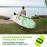 Gradient Fitness Kayak Paddle Board Carrier (Green)/Surfboard Straps for Shoulder | Hands-Free Carrying Straps for Paddleboards with Padded Shoulder Sling, Paddle Board Accessories for Women and Men