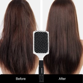 Hair Brush, Paddle Brush with Cushion Base, Daily Paddle Hair Brushes for Women Men Kids Long Short Thick Thin Straight Fine Hair Hair Brush, Paddle Brush with Cushion Base, Daily Paddle Hair Brushes for Women Men Kids Long Short Thick Thin Straight Fine Hair