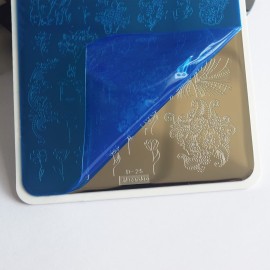 Abstract Lady Face Pattern Nail Stamping Plates Set 2pcs Flower Leaf Graffiti Fun Nail Stamper Plate Figure Rose Star Heart Nail Stamp Plates Geometry Graffiti Striped Nails Art Template Plates Mold