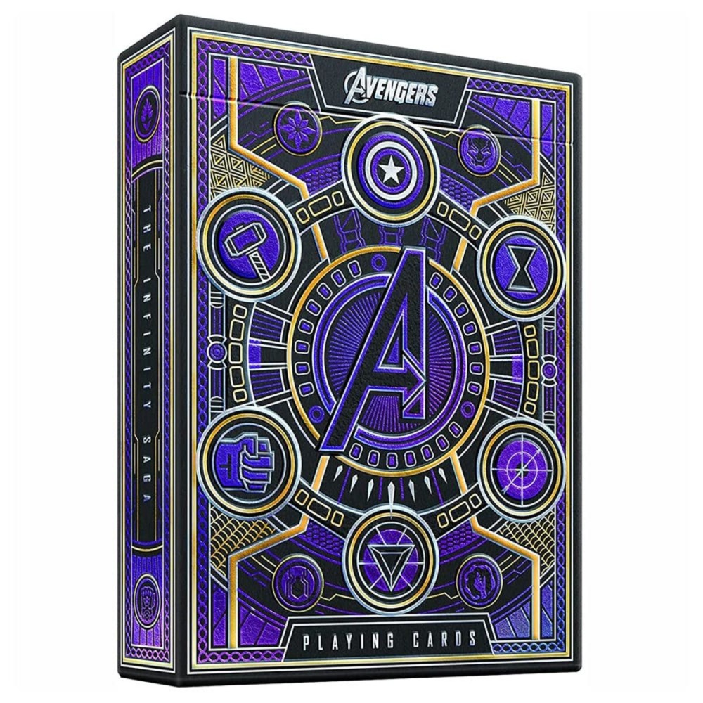 theory11 Avengers Purple Edition Premium Playing Cards - Marvel Studios\' The Infinity Saga Deck