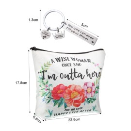 Xuniea Retirement Gifts Set for Woman, Retired Makeup Bag and Retired Keychain Funny Teacher Coworker Retired Party Presents for Wife Mom Coworkers Nurse Retirees Colleagues Work Leaving Present Xuniea Retirement Gifts Set for Woman, Retired Makeup Bag and Retired Keychain Funny Teacher Coworker Retired Party Presents for Wife Mom Coworkers Nurse Retirees Colleagues Work Leaving Present