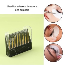 Dust-proof Tweezers Holder Lash Extension Supply Stand Holder, 8 Holes Tweezers Storage Holder for Eyelash Extensions Supplies Acrylic Display Stand Salon (Black) Dust-proof Tweezers Holder Lash Extension Supply Stand Holder, 8 Holes Tweezers Storage Holder for Eyelash Extensions Supplies Acrylic Display Stand Salon (Black)