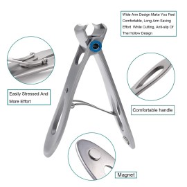 VOGARB Nail Clippers for Men Thick Nails Toenail Clippers for Thick Toenails Wide Jaw Opening Heavy Duty Long Handle Large and Small Fingernail Clipper Set for Seniors, Adult VOGARB Nail Clippers for Men Thick Nails Toenail Clippers for Thick Toenails Wide Jaw Opening Heavy Duty Long Handle Large and Small Fingernail Clipper Set for Seniors, Adult