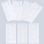 7 Feet Growth Chart Stencil Kids Height Growth Chart Measuring Kids Height Wall Decor Reusable Template Painting Ruler on Wood Wall Rustic Decor for Farmhouse Bedroom