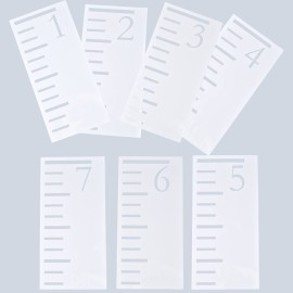 7 Feet Growth Chart Stencil Kids Height Growth Chart Measuring Kids Height Wall Decor Reusable Template Painting Ruler on Wood Wall Rustic Decor for Farmhouse Bedroom