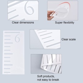 7 Feet Growth Chart Stencil Kids Height Growth Chart Measuring Kids Height Wall Decor Reusable Template Painting Ruler on Wood Wall Rustic Decor for Farmhouse Bedroom