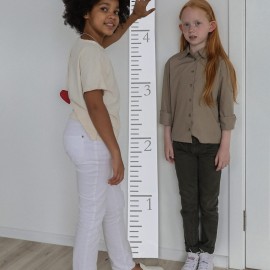 7 Feet Growth Chart Stencil Kids Height Growth Chart Measuring Kids Height Wall Decor Reusable Template Painting Ruler on Wood Wall Rustic Decor for Farmhouse Bedroom