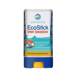 STREAM2SEA EcoStick SPF 35 Mineral Sunscreen Stick, Sweat Water Resistant Sunblock, USDA Approved Biodegradable Paraben Free Reef Safe Sunscreen Protection Against UVA UVB (EcoStick Sport) - 0.5 oz STREAM2SEA EcoStick SPF 35 Mineral Sunscreen Stick, Sweat Water Resistant Sunblock, USDA Approved Biodegradable Paraben Free Reef Safe Sunscreen Protection Against UVA UVB (EcoStick Sport) - 0.5 oz