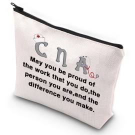 G2TUP CNA Certified Nurse Assistant Stethoscope Makeup Pouch CNA Medical Supplies National Nursing Assistant Week Appreciation (CNA Certified Nurse Assistant) G2TUP CNA Certified Nurse Assistant Stethoscope Makeup Pouch CNA Medical Supplies National Nursing Assistant Week Appreciation (CNA Certified Nurse Assistant)