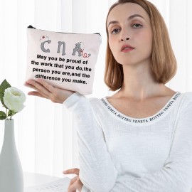 G2TUP CNA Certified Nurse Assistant Stethoscope Makeup Pouch CNA Medical Supplies National Nursing Assistant Week Appreciation (CNA Certified Nurse Assistant) G2TUP CNA Certified Nurse Assistant Stethoscope Makeup Pouch CNA Medical Supplies National Nursing Assistant Week Appreciation (CNA Certified Nurse Assistant)