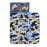 Warner Brothers Batman Blue, Grey, Yellow and Black Preschool Toddler Nap Mat with Pillow, Blanket and Name Tag
