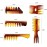 Styling Hair Comb Set Salon Barber Hairstylist Texture Comb 5 Pack Professional Hair Brush Retro Hairdressing Hair Care Style Accessory Double-sided for Men Boy Gentleman