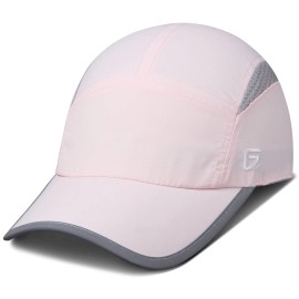 GADIEMKENSD Womens Hats Baseball Cap UPF 50+ Sun Quick Dry Lightweight Breathable Trucker Hat Outdoor Hiking Fishing Run Golf Sports A Dad Mesh Hats Reflective Running Hat Ponytail for Women Pink