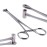 Professional New Piercing Forcep 316L Steel Tragus Ear Piercing Forceps 6 Body Piercing Jewelry Bucket Clamps Tool