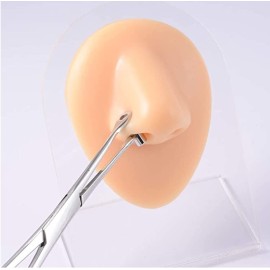 Professional New Piercing Forcep 316L Steel Tragus Ear Piercing Forceps 6 Body Piercing Jewelry Bucket Clamps Tool