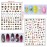 8 Sheets Cute Animal Nail Art Adhesive Sticker Cows Dog Cat Pig Dragon Cartoon Nail Stickers 3D Nail Art Design for Women Girls Manicure Tips Charms Decoration Acrylic Nails Supplies Nail Decals