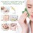 FUANKANG Gua Sha Facial Tools Stone Massage GuaSha Tool for Face (Green)
