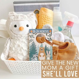 Hadley Designs 6 Hanger Dividers Baby Closet Size Dividers - Woodland Baby Closet Dividers, Organizer for Nursery Organization, Newborn Essentials, Nursery Closet Dividers Girl or Boy