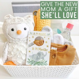 Hadley Designs Baby Closet Dividers (6-Pack) - Nursery Organizer, Baby Size Closet Dividers for Boy & Girl, Durable Plastic, Double-Sided (Elephant)