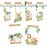 Hadley Designs Baby Closet Dividers (6-Pack) - Nursery Organizer, Baby Size Closet Dividers for Boy & Girl, Durable Plastic, Double-Sided (Safari)