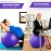 Yoga Ball for Workout Pregnancy Stability - Swiss Balance Ball Fitness Ball Chair for Office, Home Gym