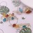 3PCS Clear Color Gems Small Mini Barrette Decorative Hair Clips Accessories for Thin Hair Women