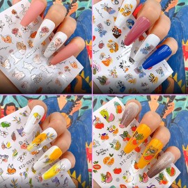 18 Sheets Nail Art Stickers Colorful Flame Flowers Moon Star Fruit Sexy Girls Nail Decals Nail Art Adhesive Sticker Design 3D Nail Art Supplies for Acrylic Nails Decoration Women Manicure Tips Charms 18 Sheets Nail Art Stickers Colorful Flame Flowers Moon Star Fruit Sexy Girls Nail Decals Nail Art Adhesive Sticker Design 3D Nail Art Supplies for Acrylic Nails Decoration Women Manicure Tips Charms